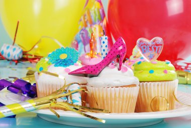 Party cupcakes clipart