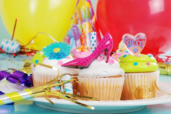 Party-Cupcakes — Stockfoto