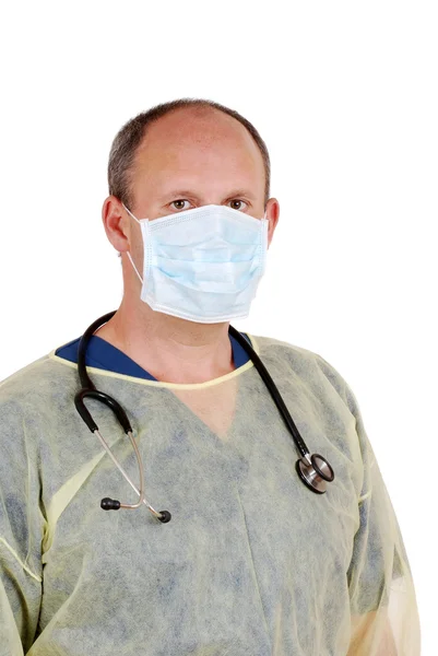 Chirurg klaar voor lichtechirurgischeingreep — Stockfoto