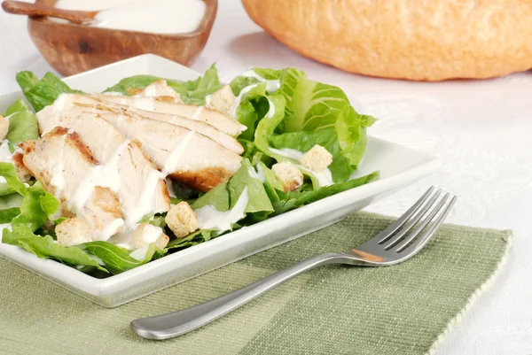 Chicken cesar salad — Stock Photo, Image