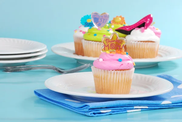 Mödrar dag cupcakes — Stockfoto