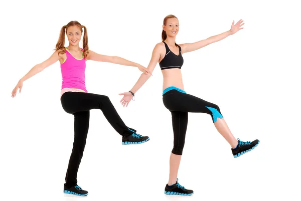 Zumba fitness taneční pohyb — Stock fotografie
