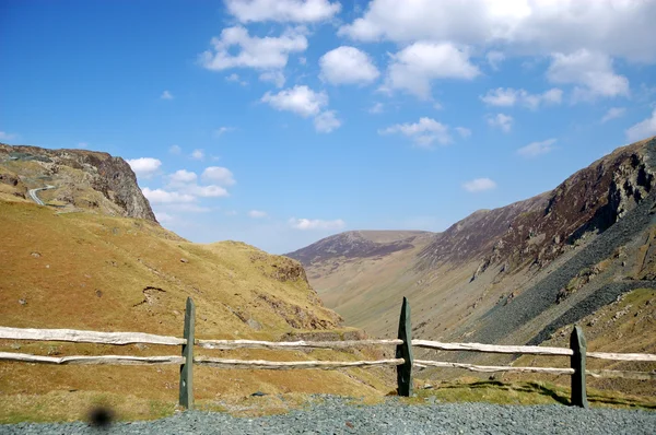 Fence at Honister Pass — Stock Photo, Image