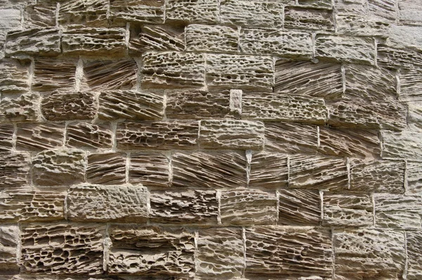 Erozji Zamkowa ściana — Zdjęcie stockowe