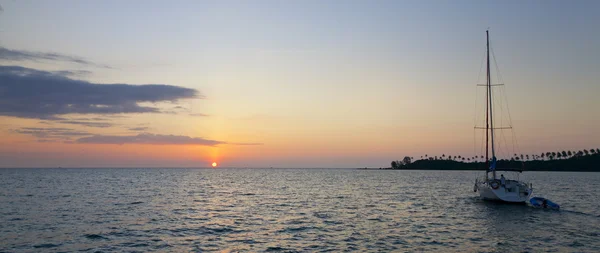 Zachód słońca na Wyspach — Zdjęcie stockowe