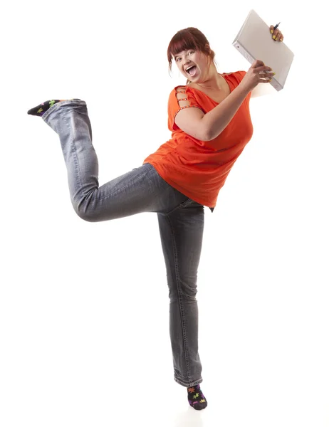 Excited student — Stock Photo, Image