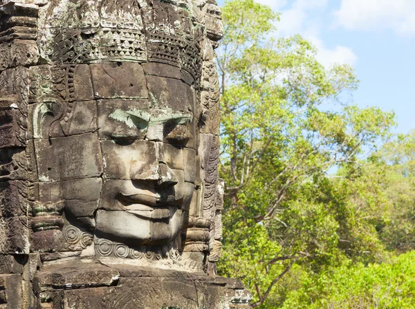 Ansikten av bayon templet — Stockfoto
