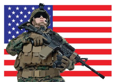 Serving the nation clipart