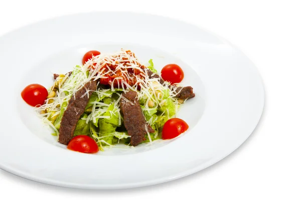 Salade op een bord — Stockfoto