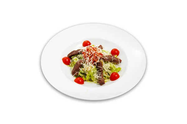Salade op een bord — Stockfoto