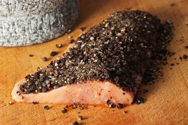 Salmon filet — Stock Photo, Image