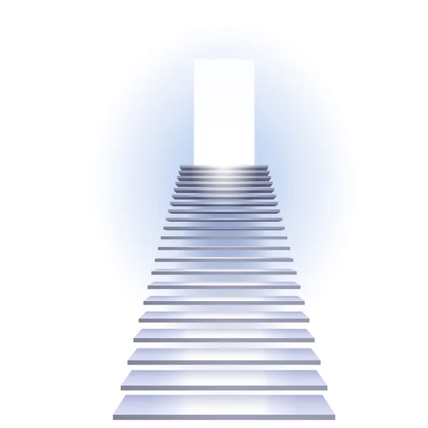 走向成功的阶梯 — 图库矢量图片