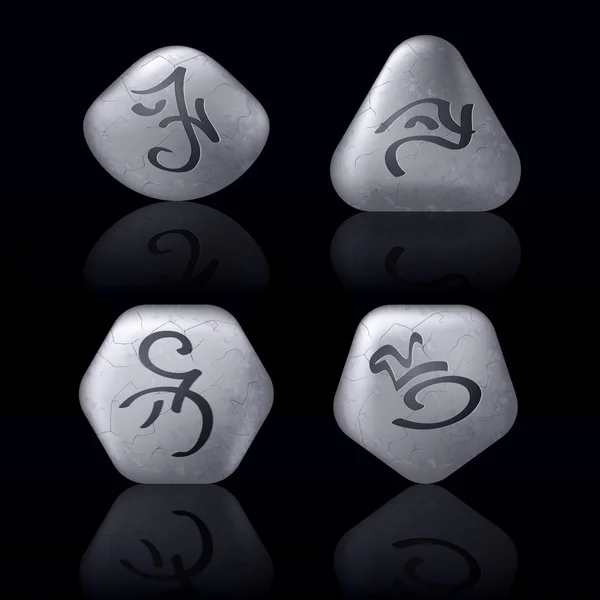 Pierres runiques — Image vectorielle