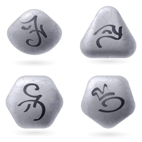 Runen stenen — Stockvector