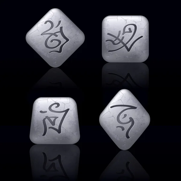 Pierres runiques — Image vectorielle
