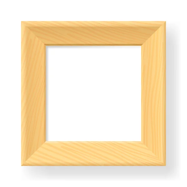 现实的木制框架 — 图库矢量图片