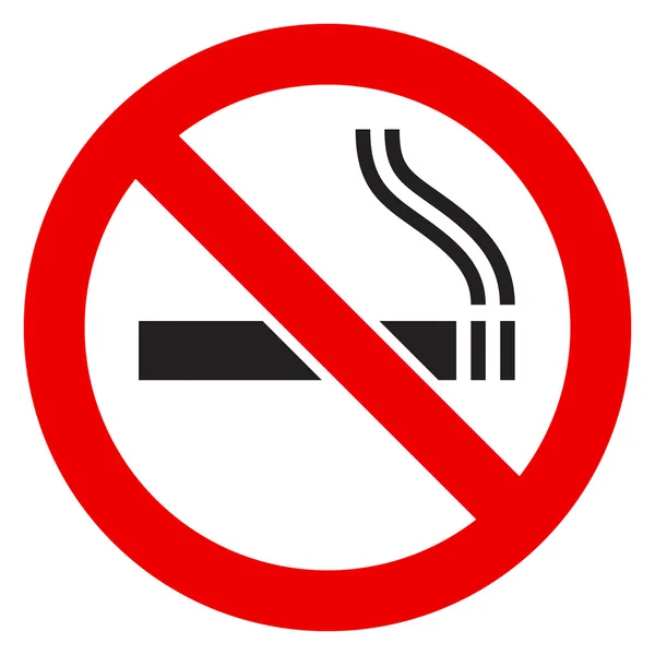 El signo No fumar — Archivo Imágenes Vectoriales