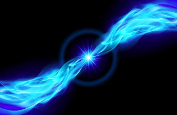 明るい青色の星印 — ストックベクタ