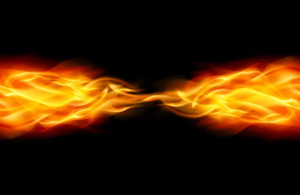 Абстрактное пламя — стоковый вектор