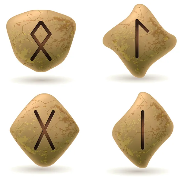 stock vector Runes