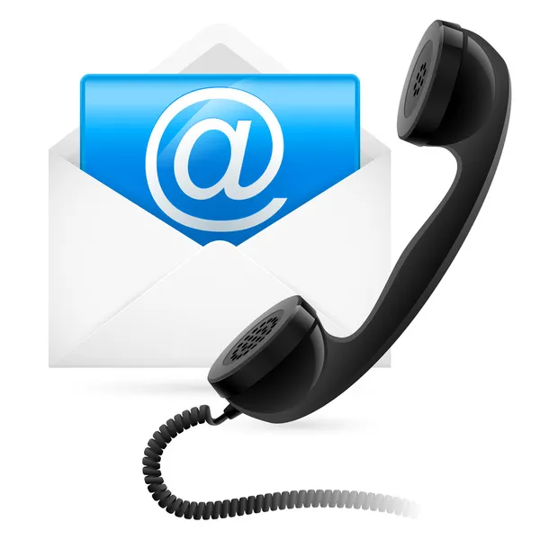 Telephone mail — Stock Vector