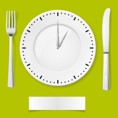 Dinner time clipart