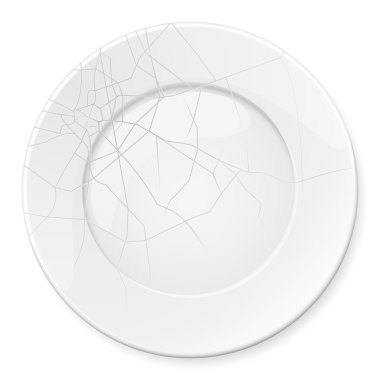 Broken Plate clipart