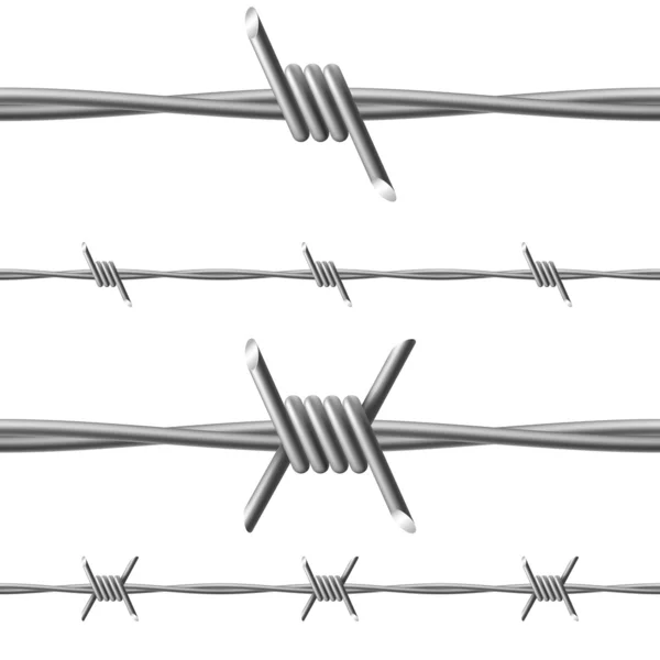 Barbed wire — Stock Vector