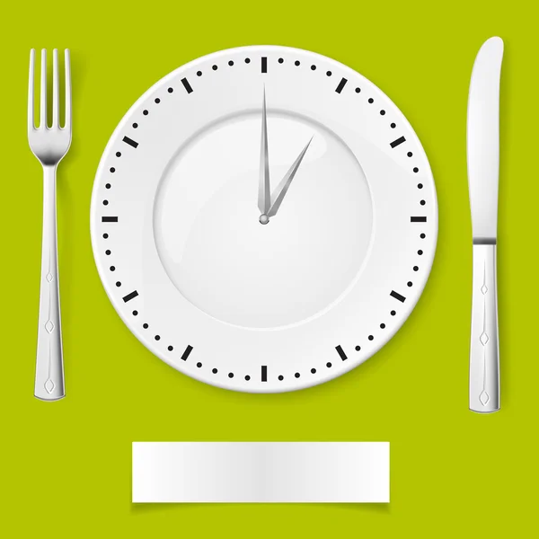 Время ужина — стоковый вектор