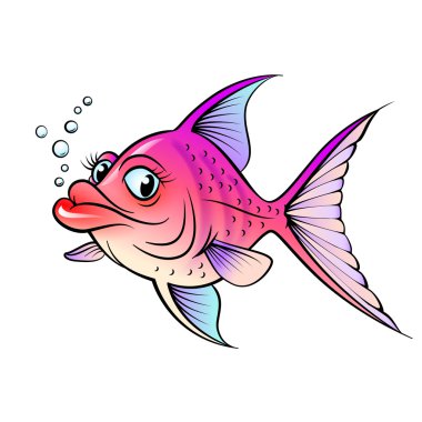 Cartoon fish clipart