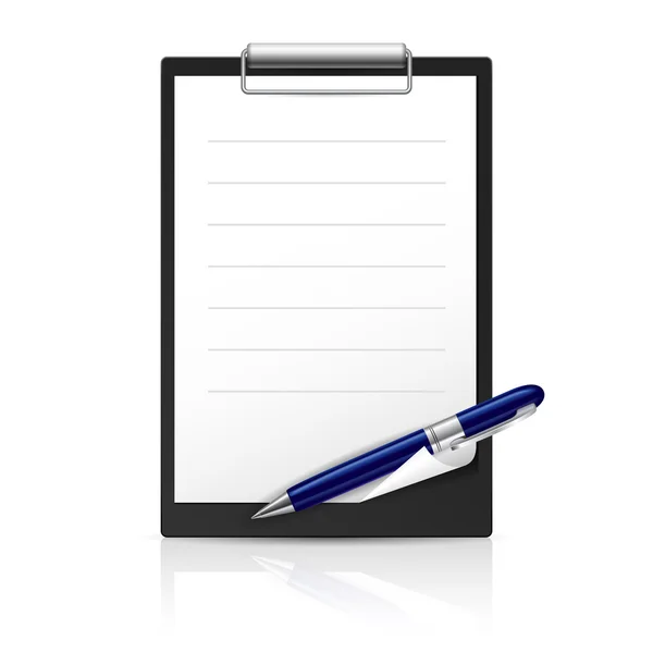 Σημείωση και στυλό — Διανυσματικό Αρχείο