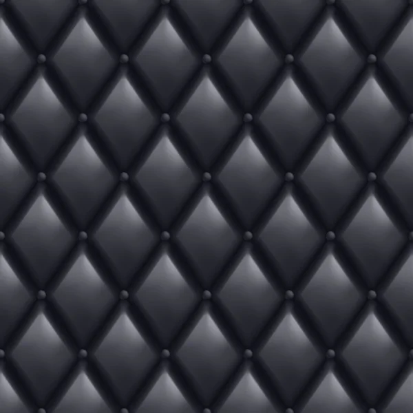Fond cuir noir — Image vectorielle
