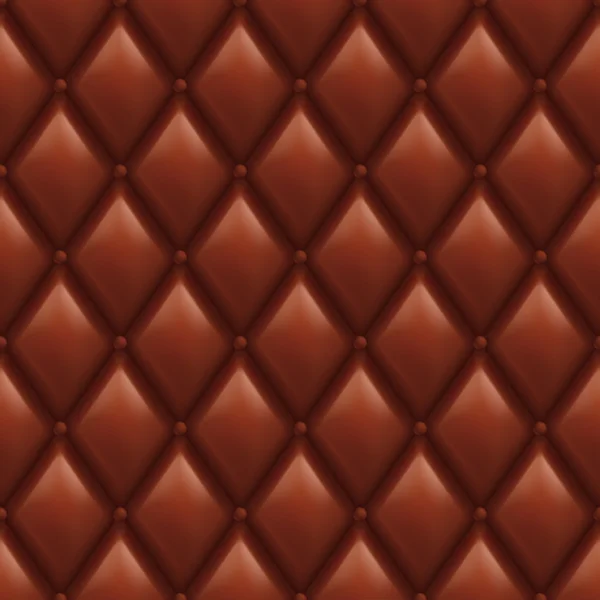 Fond cuir marron — Image vectorielle