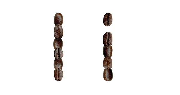 Coffee Alphabet. — Stock Photo, Image