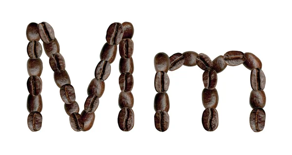 Alfabeto de café . —  Fotos de Stock
