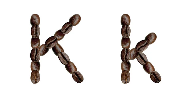 Alfabeto del caffè . — Foto Stock