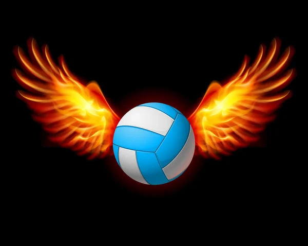 Volleyball-Emblem — Stockvektor