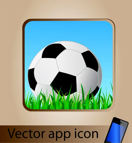 Vektor app ikon för mobiltelefon — Stock vektor