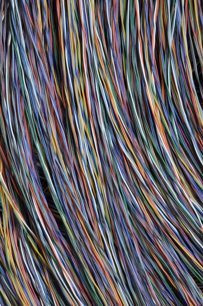 Kabely pro globální sítě — Stock fotografie