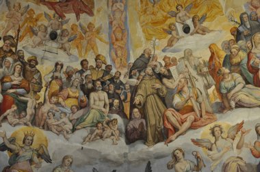 Картина, постер, плакат, фотообои "фрески в соборе флоренции
", артикул 11779138