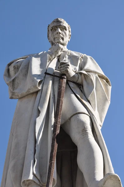 La statua di Francesco Burlamacch Lucca — Foto Stock