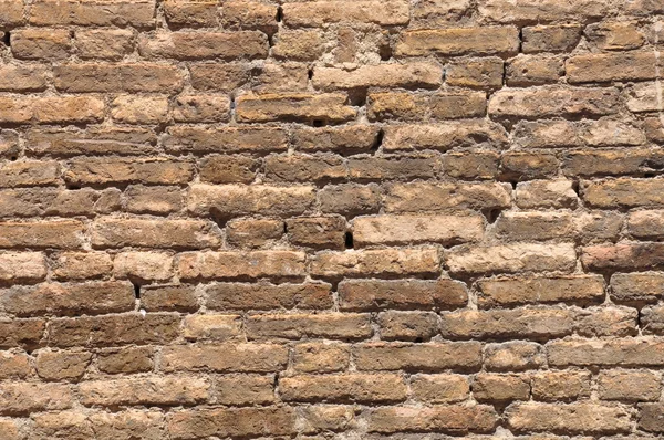 Velho tijolo parede fundo — Fotografia de Stock