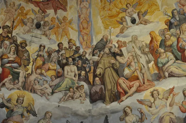 Freskleri yılında Floransa Katedrali — Stok fotoğraf