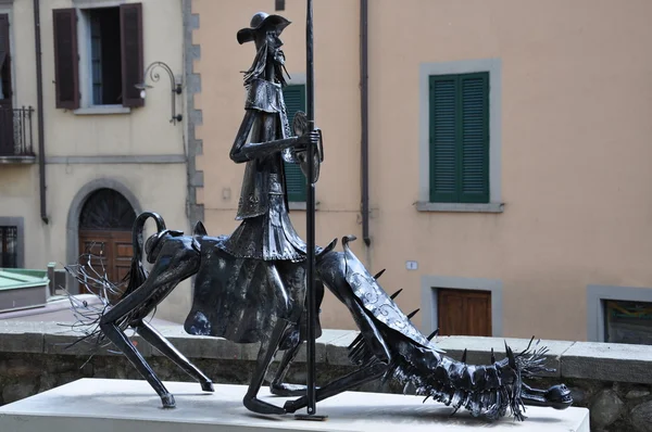 Una statua moderna di Don Chisciotte — Foto Stock