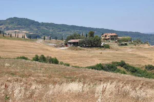 Typiska landskapet Toscana Italien — Stockfoto