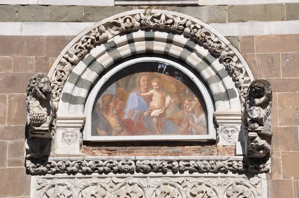 Portale templare ornato, arte italiana — Foto Stock