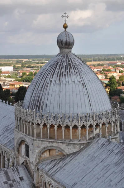 Vertical view cathedral of Pisa — Stock Photo, Image