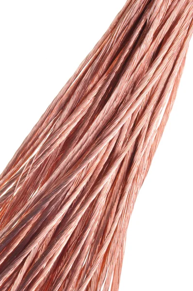 Copper wire recyclable materials — Stock Photo, Image