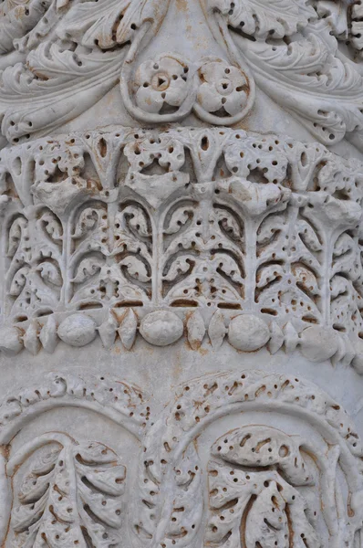 Pianta di ornamento di marmo le colonne — Foto Stock