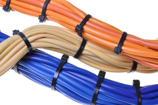 Bukiety kable sieciowe — Zdjęcie stockowe